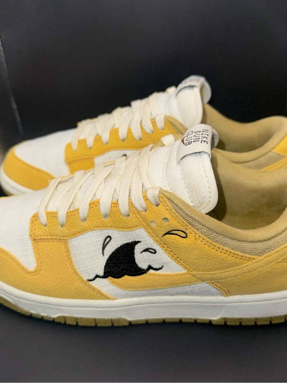 Size 9.5 - Nike Dunk Low Sun Club, DV1681-100, Clean, No Box, Minor Flaws, Good - Picture 2 of 11